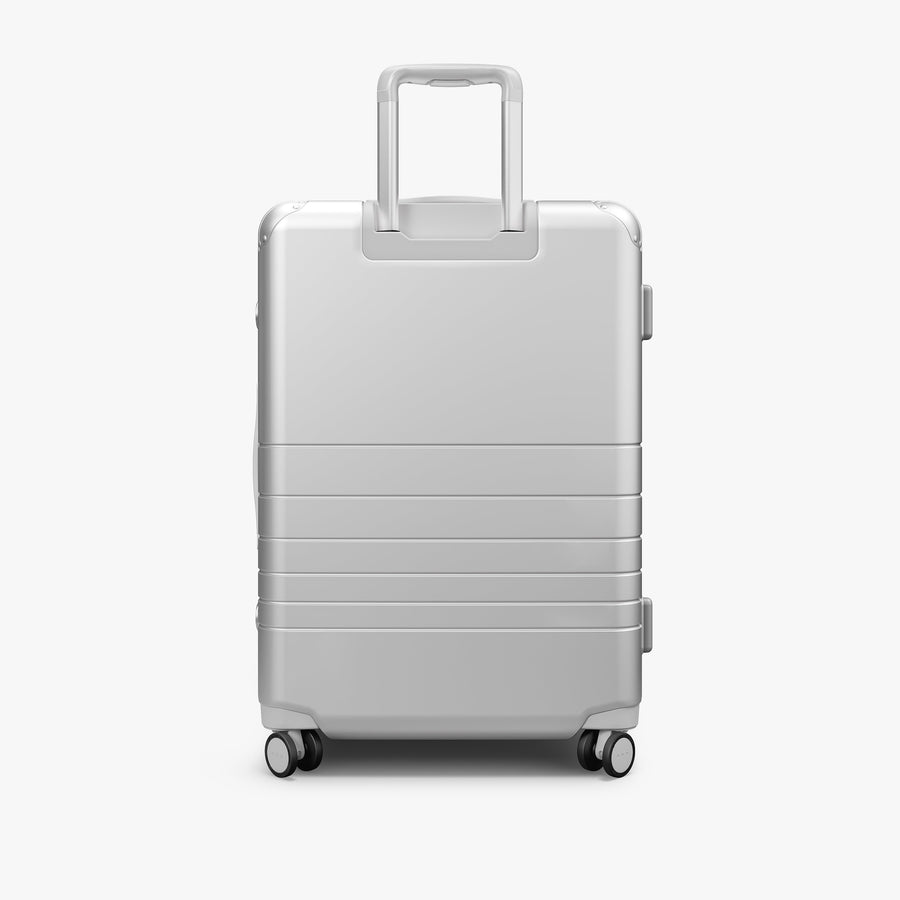 Silver | Back view of Hybrid Check-In Medium in Silver