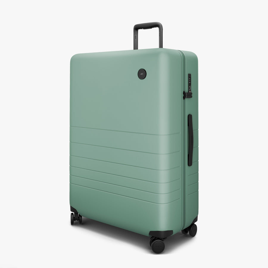 Sage Green | Angled view of Check-In Large in Sage Green